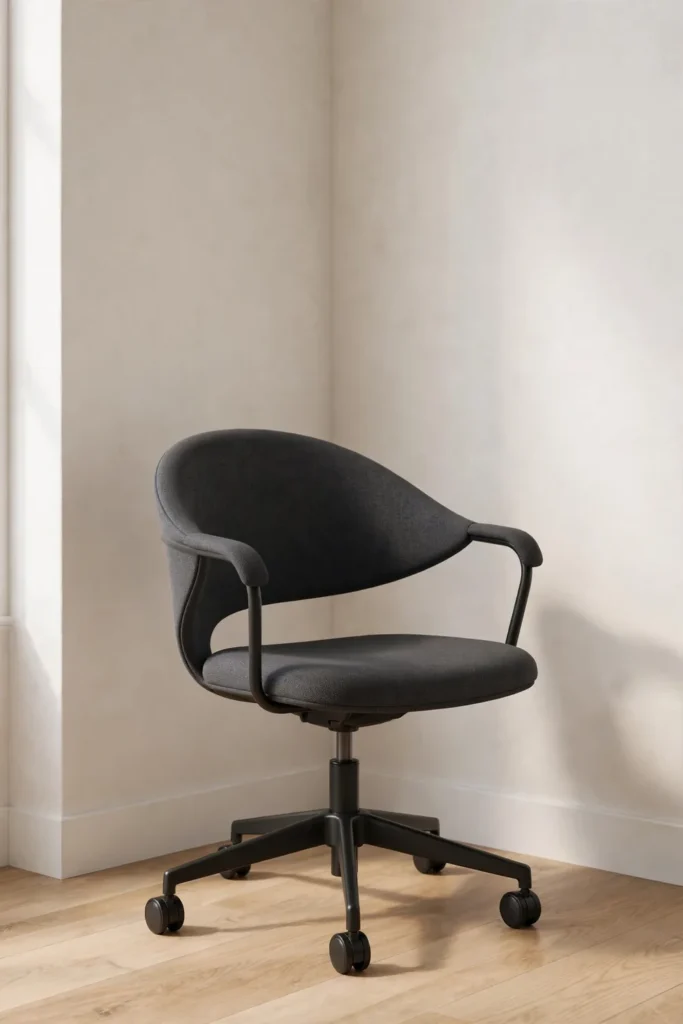 Ergonomic task chair built for long workdays in a home office