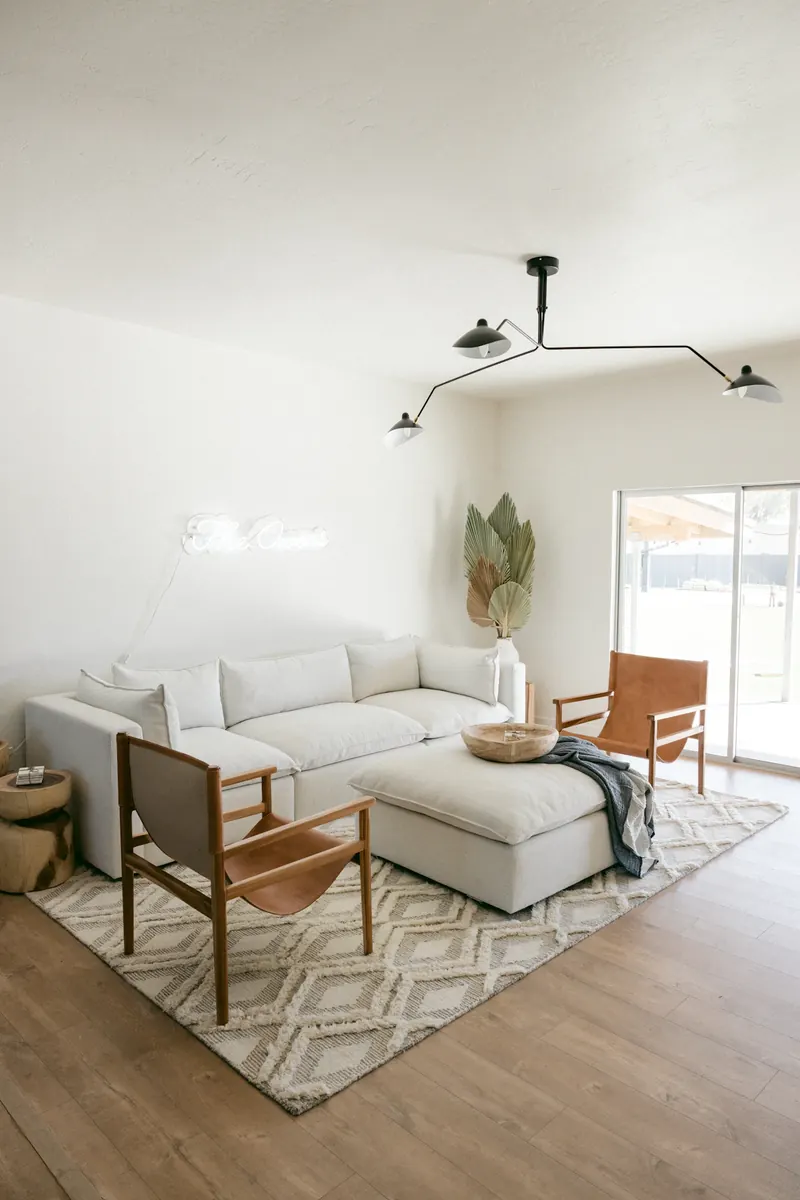Mid-century modern living room